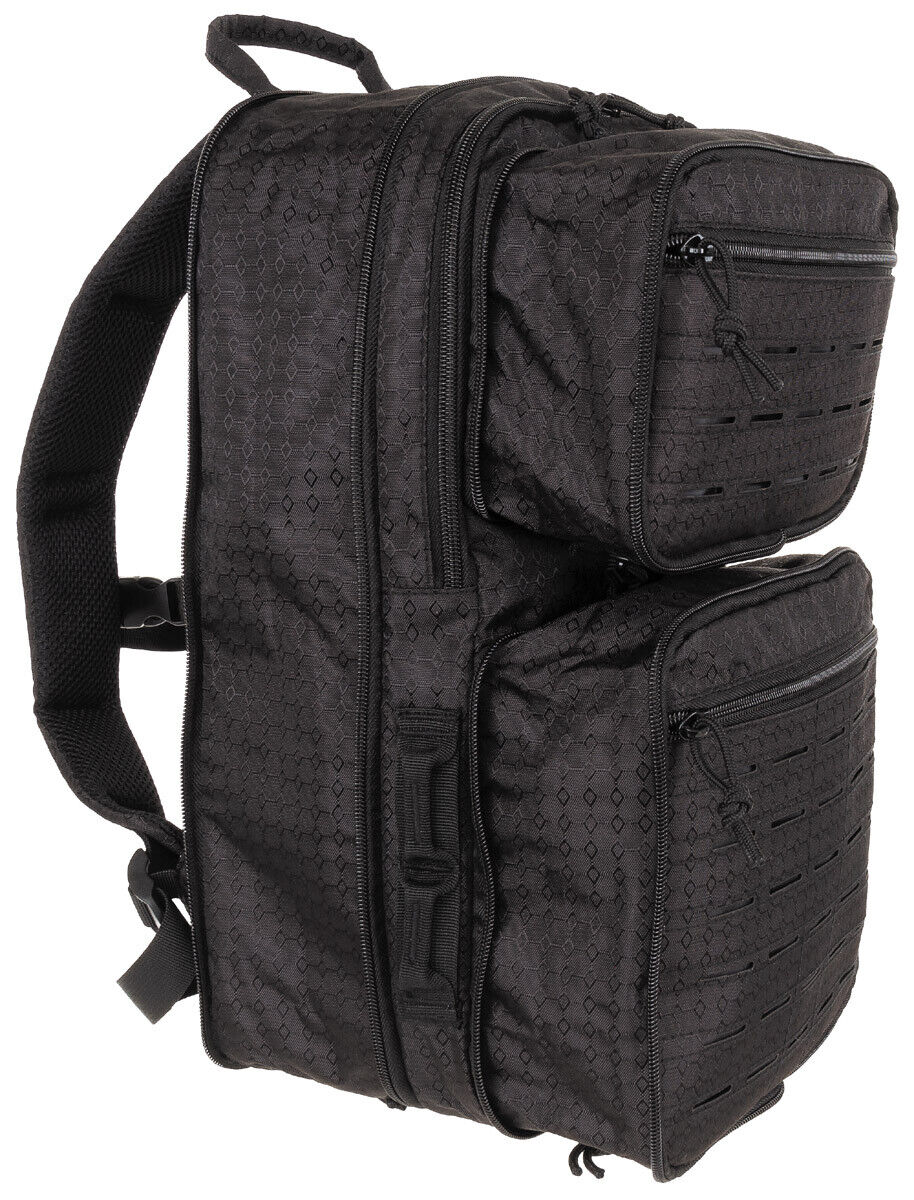 Outdoor Hiking Adjustable Backpack Military Army Compress 7-15L Black