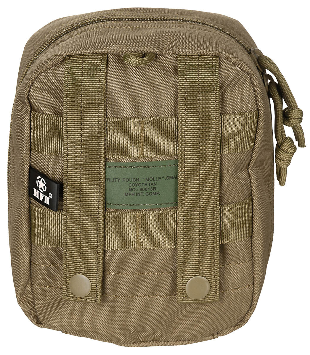 MFH Utility Pouch MOLLE Small Tan