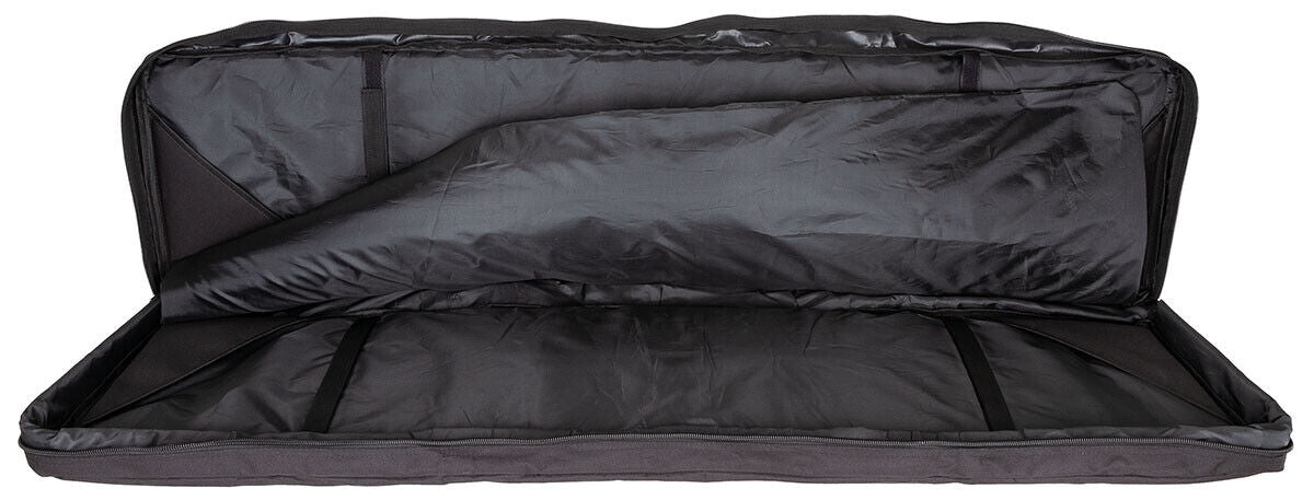 Large Black Rifle Bag Padded Wearable as Backpack Multiple Compartments