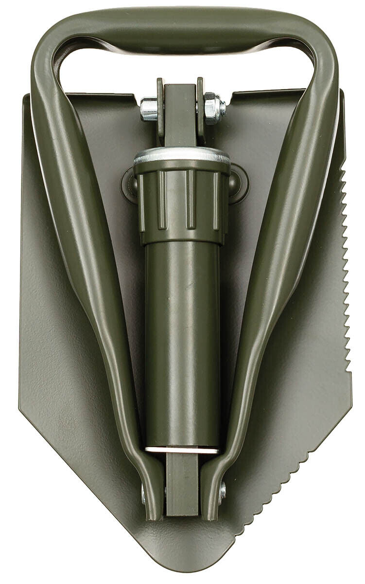 Bundeswehr Folding Spade 3-part Military Army Camping Outdoor Spade OD green