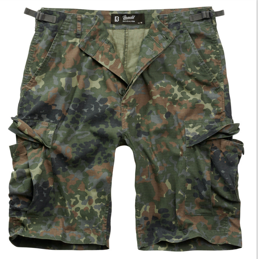 Brandit BDU Shorts Camo Combat Hiking Outdoor Summer Cotton Ripstop