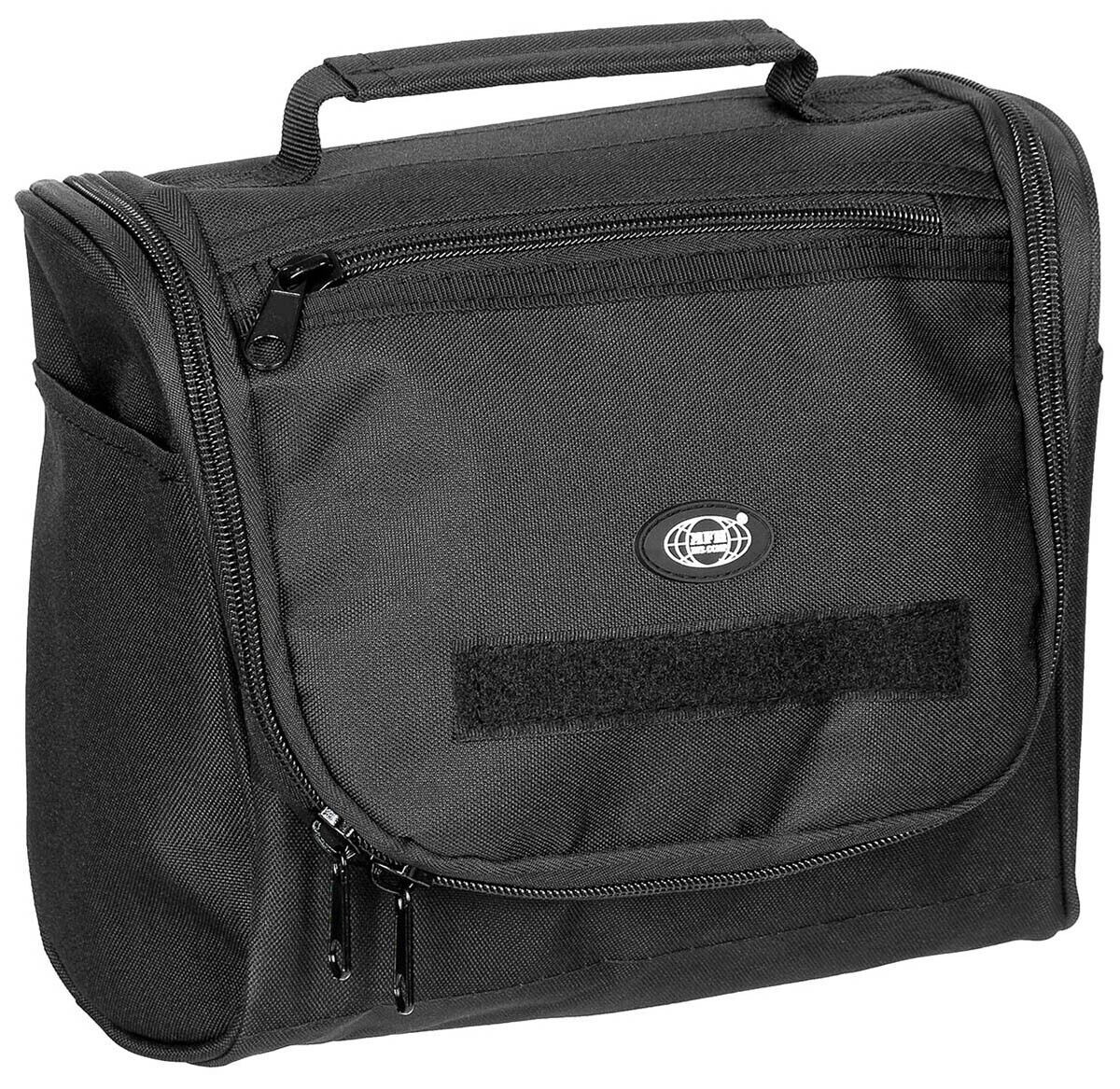 MFH washbag in black with top carry handle
