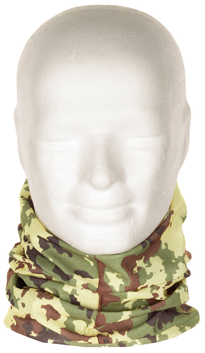 Army Fleece Neck Gaiter One-Size-Fits-All 100% Polyester Vegetato Camo