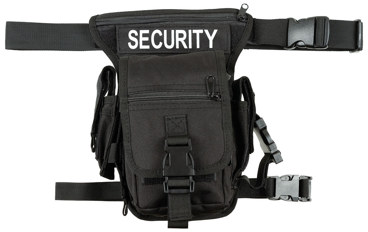 MFH Hip Bag Security Leg- and Belt Fixation Black