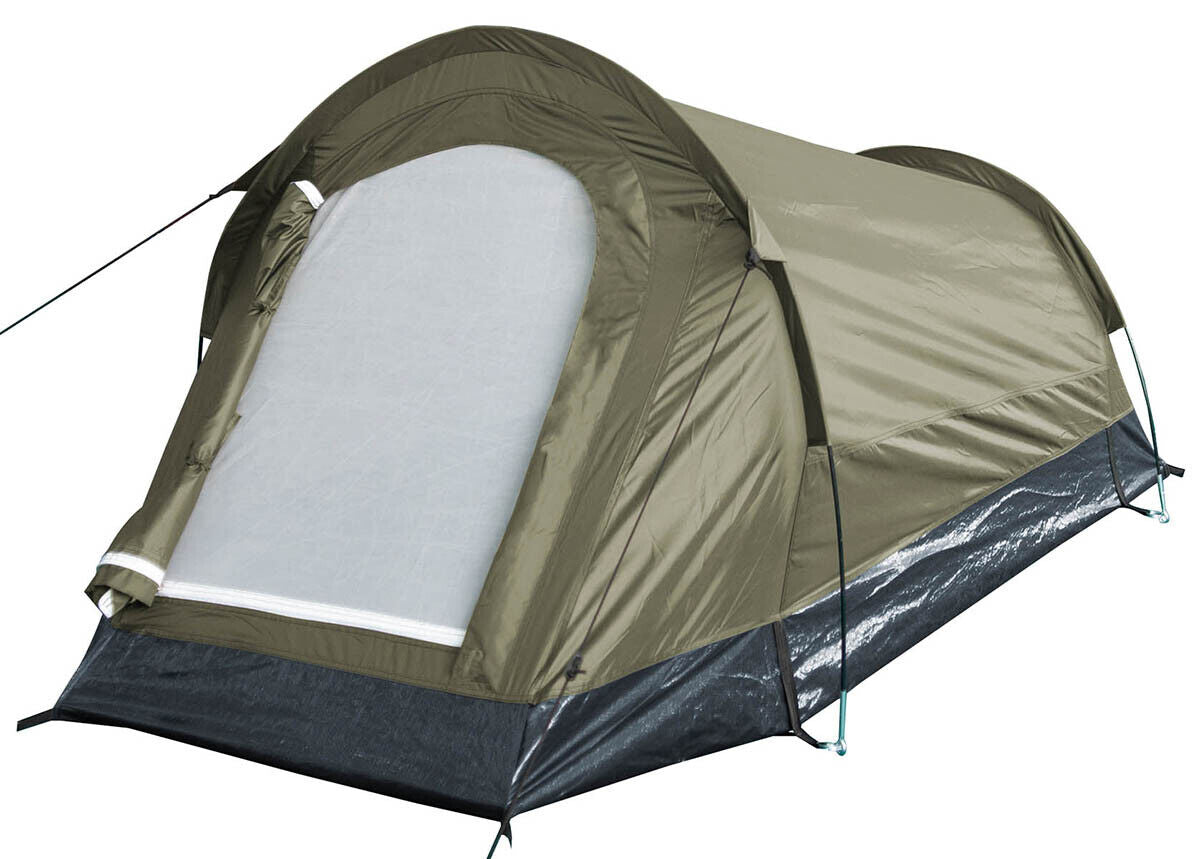 Tunnel Tent, "Hochstein" - OD Green - 2 Persons - Sturdy Construction Mosquito