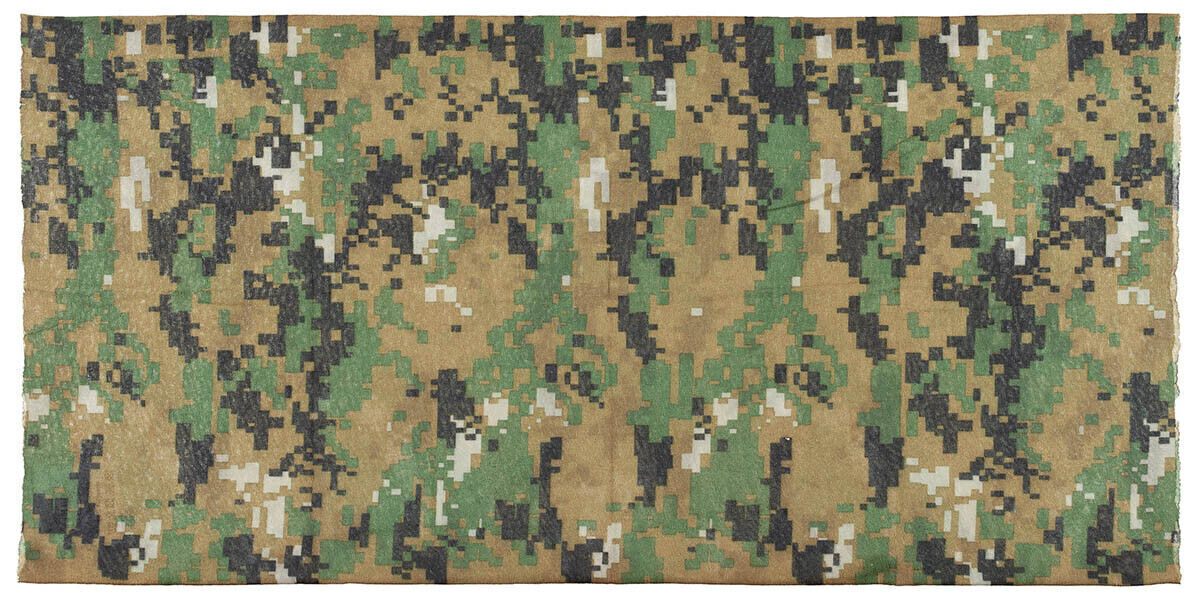 Army Fleece Neck Gaiter One-Size-Fits-All 100% Polyester Digital woodland Camo