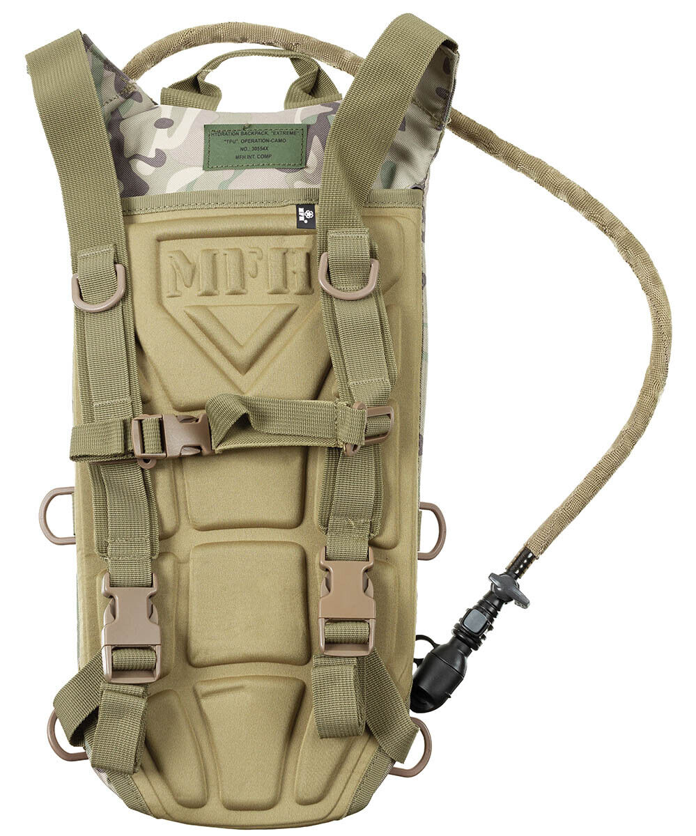 Hydration Backpack Hiking Outdoor Activities with TPU Bladder 2.5L Camo