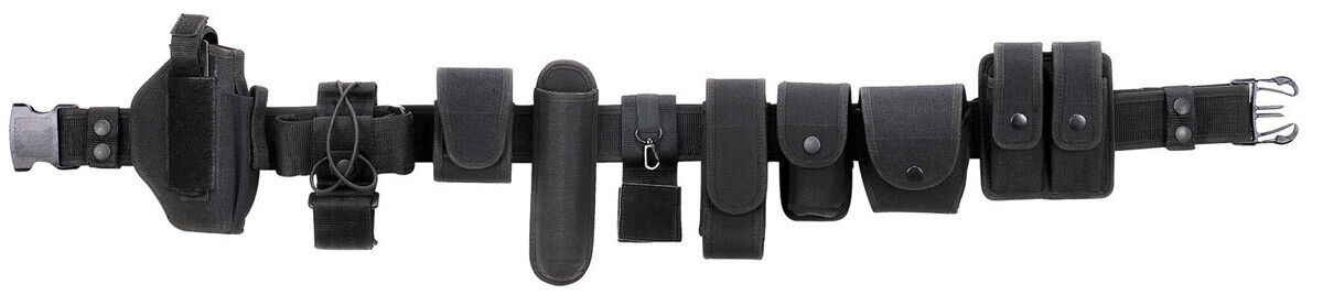Extensive Belt System Security Nylon Black Durable Detachable Adjustable