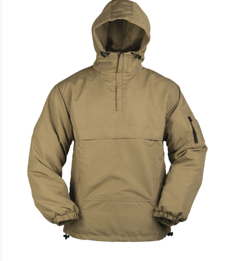 Mil-Tec Summer Jacket Windbreaker Anorak Combat Rain Jacket Slip Style Coyote