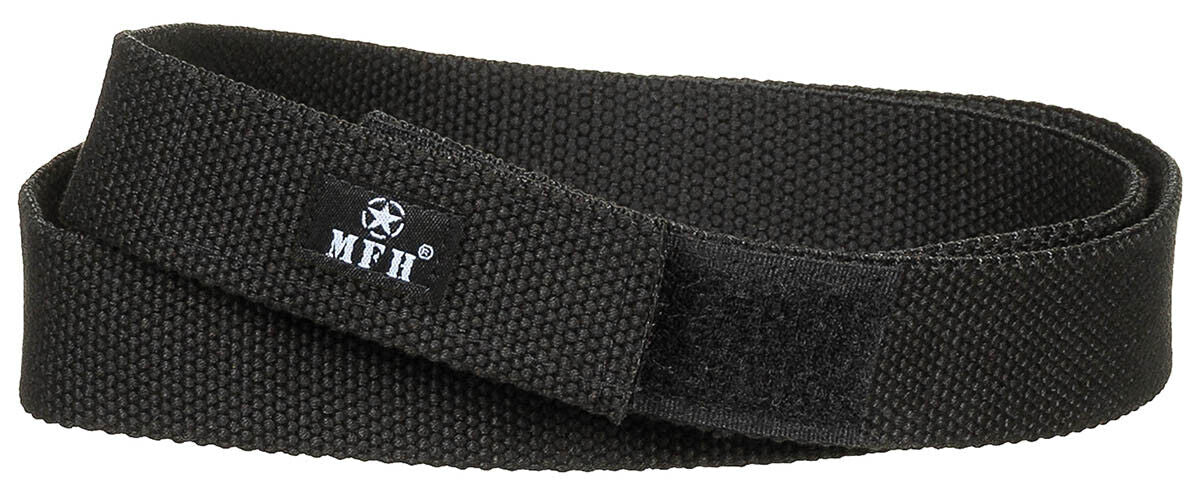 Belt With Hook-And-Loop Fastener Nylon Black