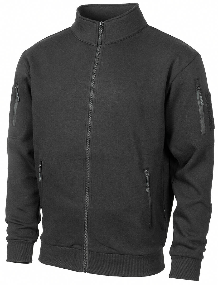 US Mens Tactical Combat Sweater Jacket Military Training Army Black