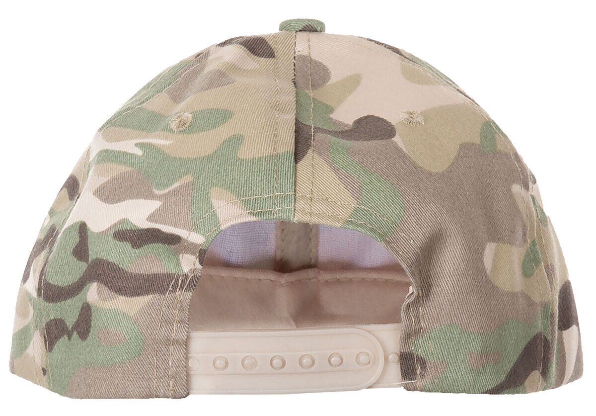 Kids Baseball Cap With Visor Size Adjustable Operation Camo