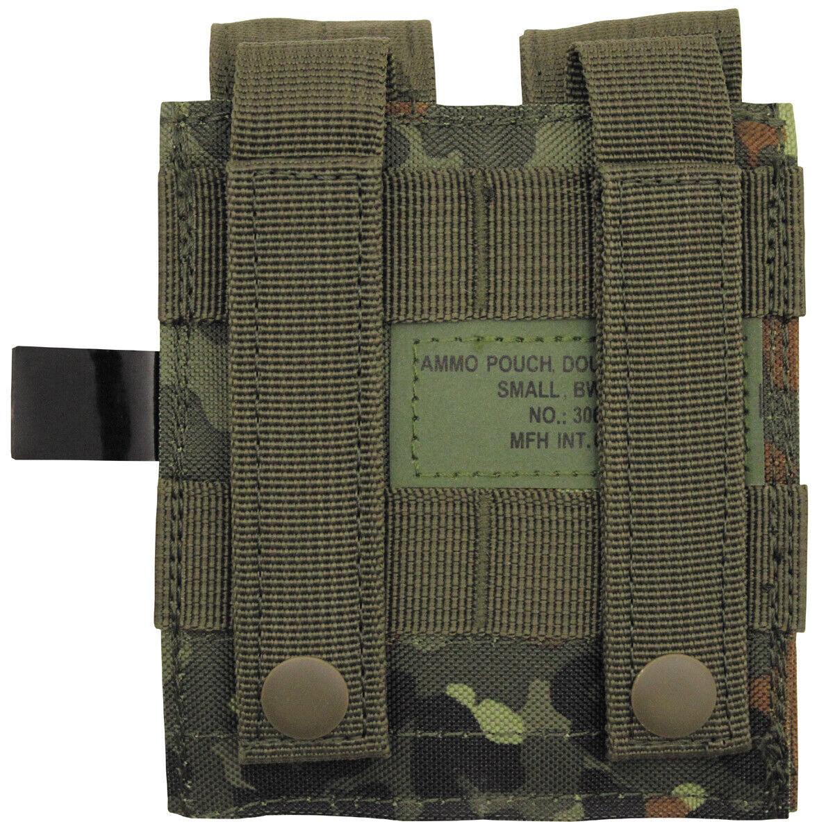 Military Equipment Combat Army Ammo Pouch Double Small MOLLE BW Camo
