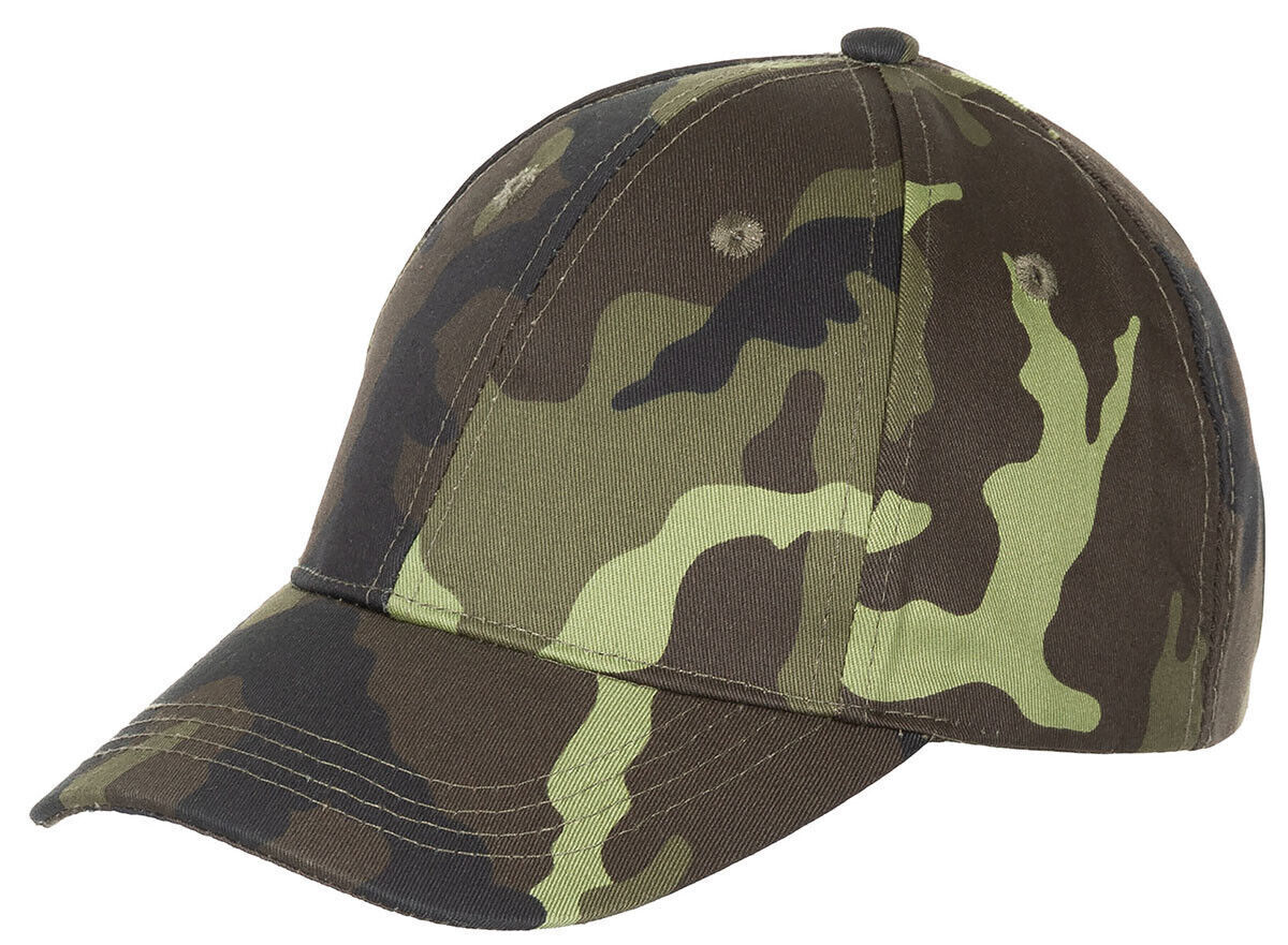 MFH Kids Bb Cap with Visor Size-adjustable M95 Czech Camo M95