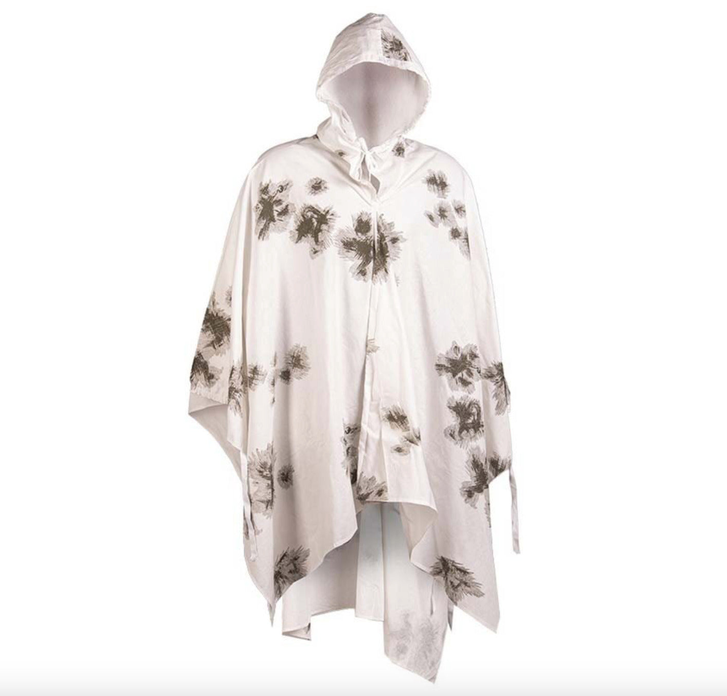 Poncho German Army Military Winter Snow Camo BW Budeswehr Reproduction One Size
