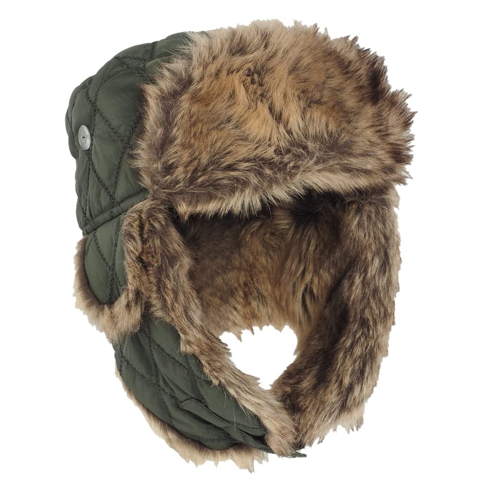 Mil-Tec Winter Hat with Faux-fur Olive