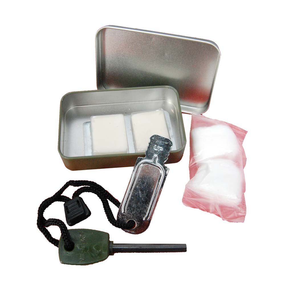 Mil-Tec Firesteel Set with Box Olive