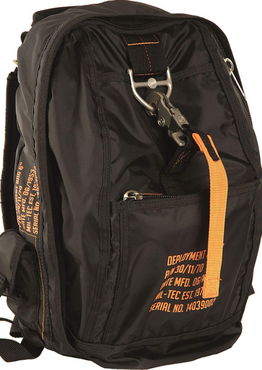 Mil-Tec Deployment Rucksack Black – Compact 16L Tactical Backpack