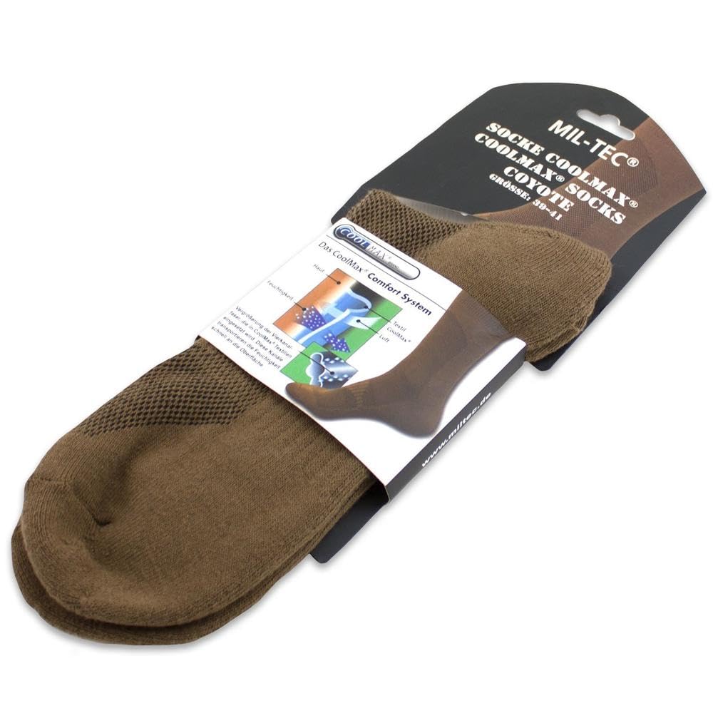 Mil-Tec Coolmax Boot Socks Coyote
