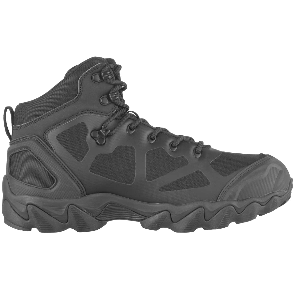 Mil-Tec Men’s Chimera Mid Boots Black Tactical Waterproof Outdoor