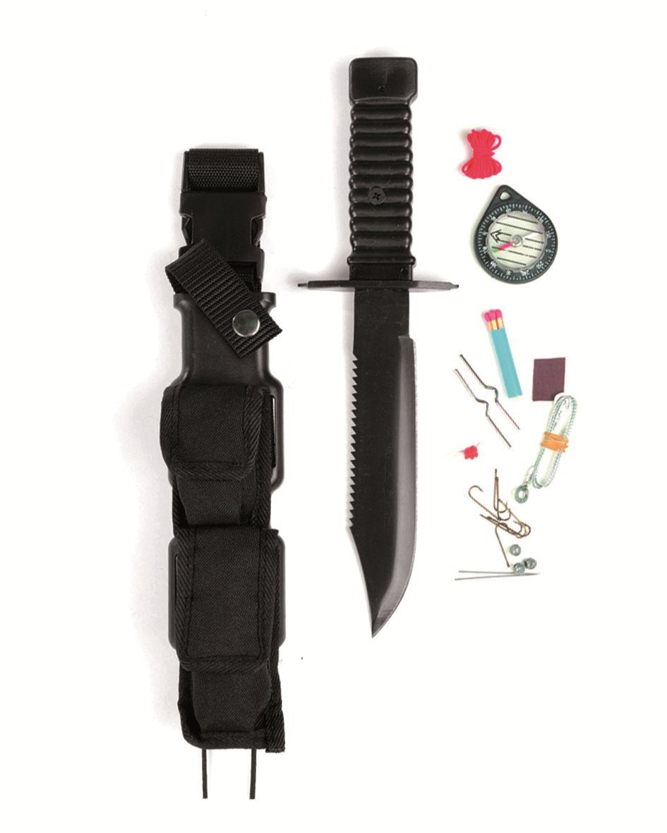 Survival Knife “Special Forces” – 31cm Stainless Steel Blade with Kit