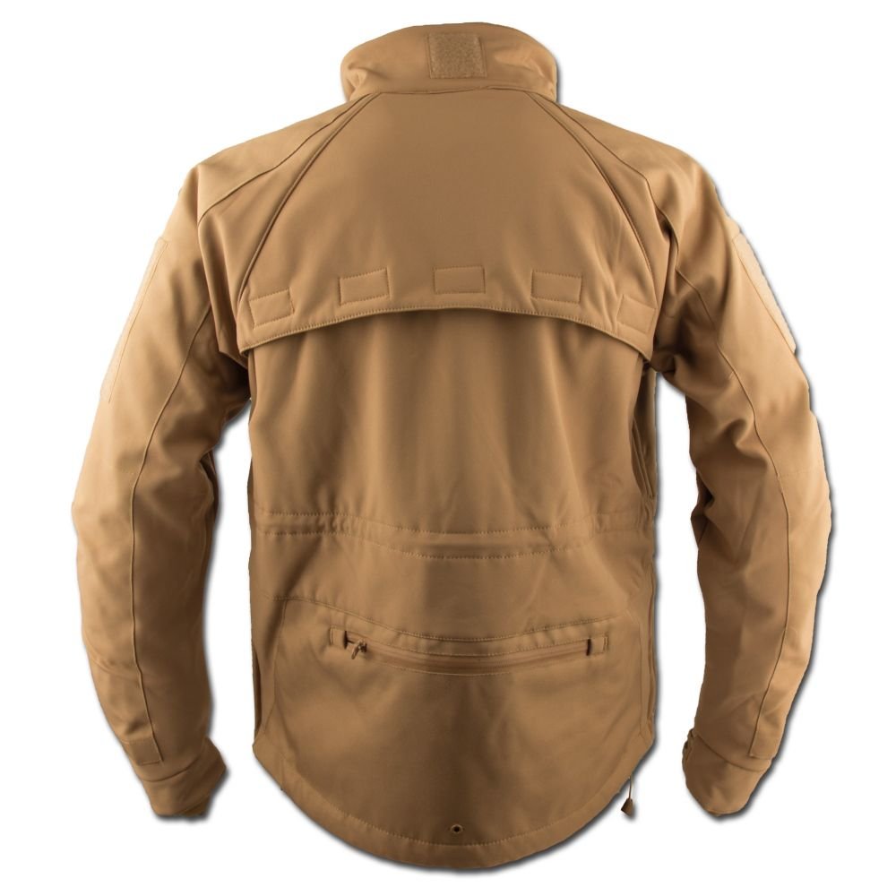 Mil-Tec Softshell Plus Jacket Coyote Men’s Tactical Outdoor Windproof Small