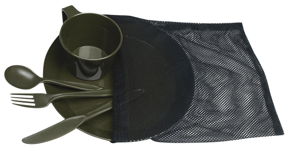 Mil-Tec Camp Set Plastic Olive
