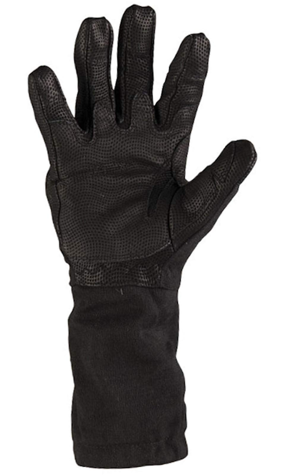 Mil-Tec Long Fire-Resistant Action Gloves Black Tactical Size Small