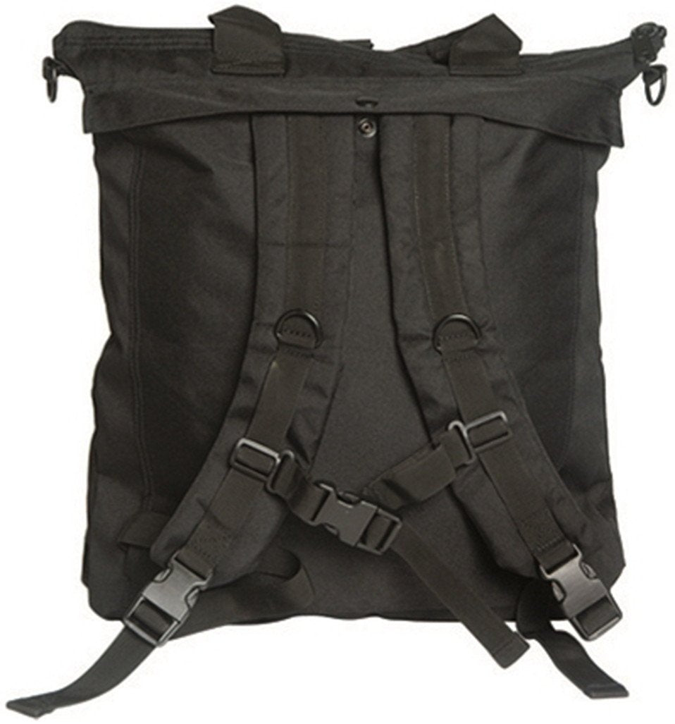 Mil-Tec US Flyers Helmet Bag with Shoulder Straps Black