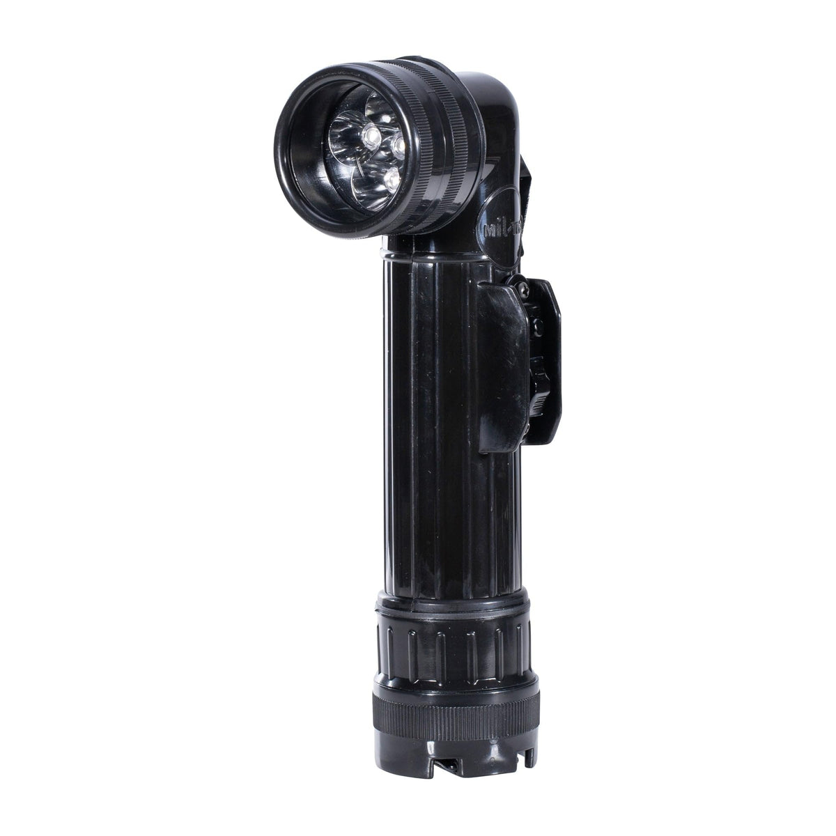 Mil-Tec US LED Large Anglehead Flashlight Black