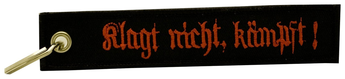 Mil-Tec Klagt Nicht Kämpft Key Ring