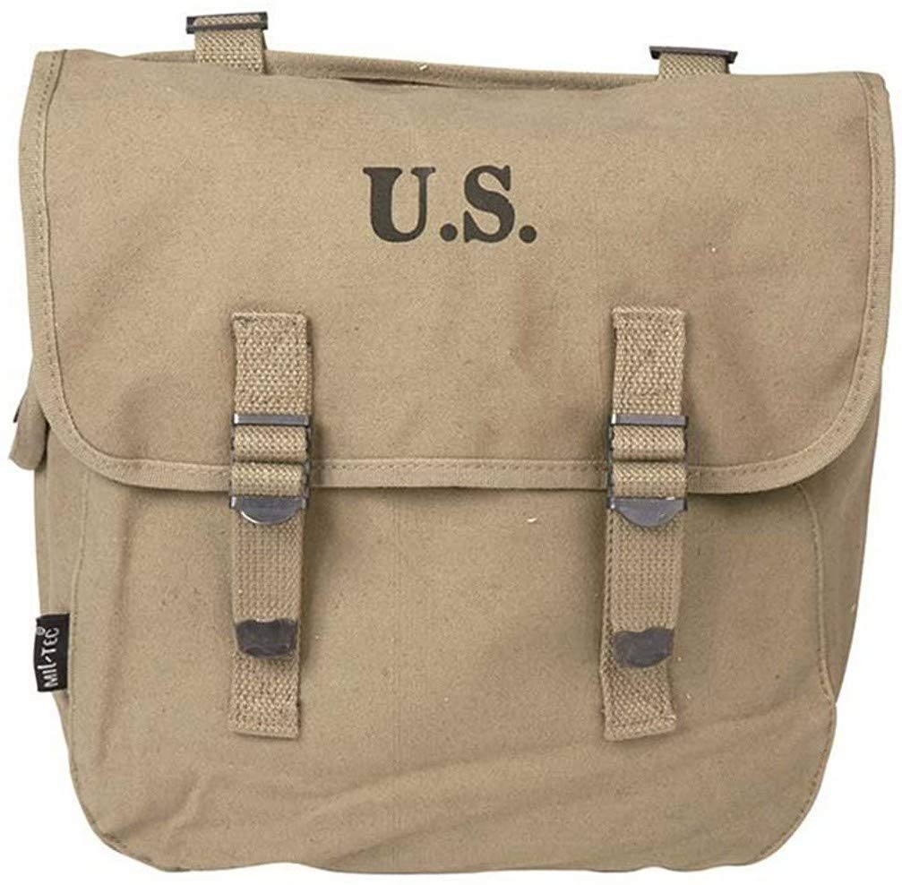 Mil-Tec US M1936 Musette Bag – Khaki Canvas, WW2 Reproduction