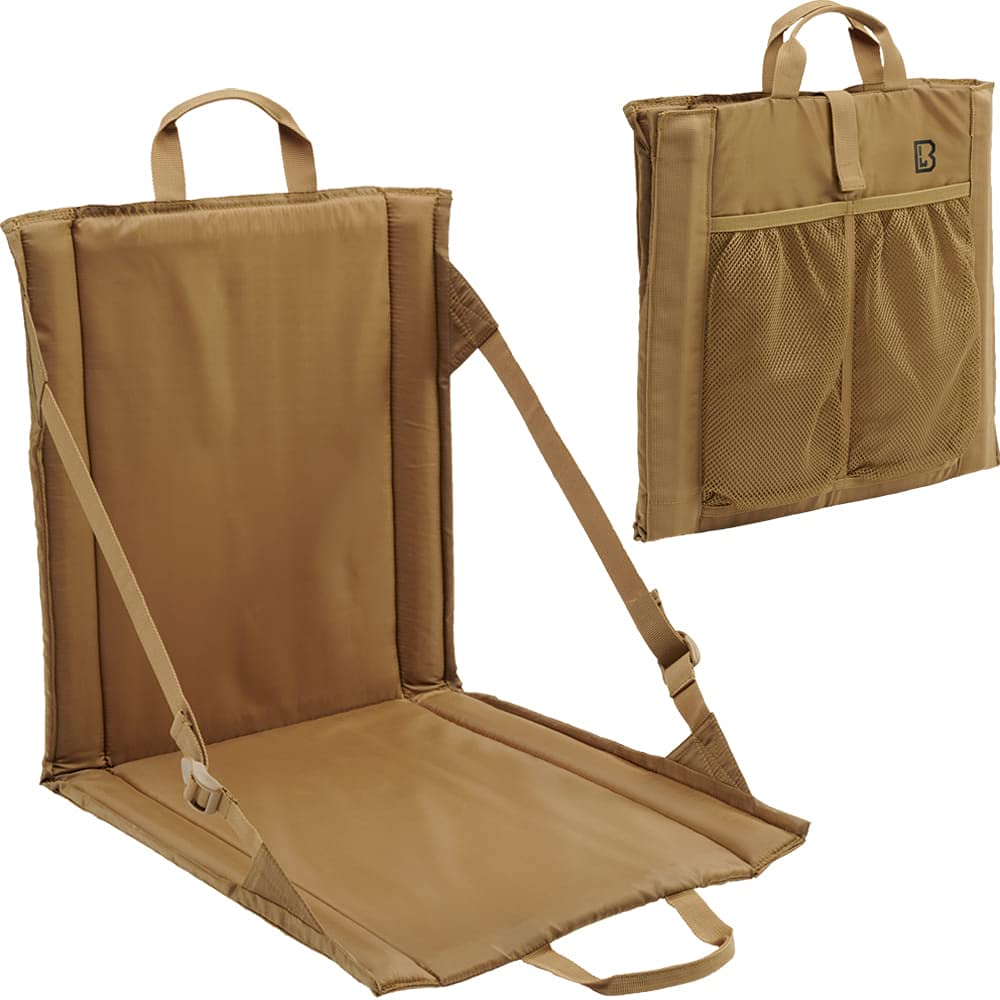 Brandit 2-in-1 Seat Mat with Bag โ Foldable Outdoor Trekking & Hunting Mat