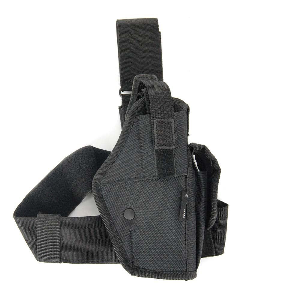 Army Tactical Patrol Adjustable Leg Pistol Holster Cordura Airsoft Webbing Olive