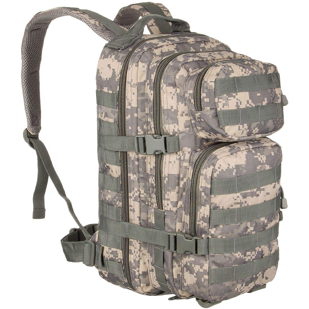 Mil-Tec Tactical Assault Backpack Black β Compact Military Style Rucksack