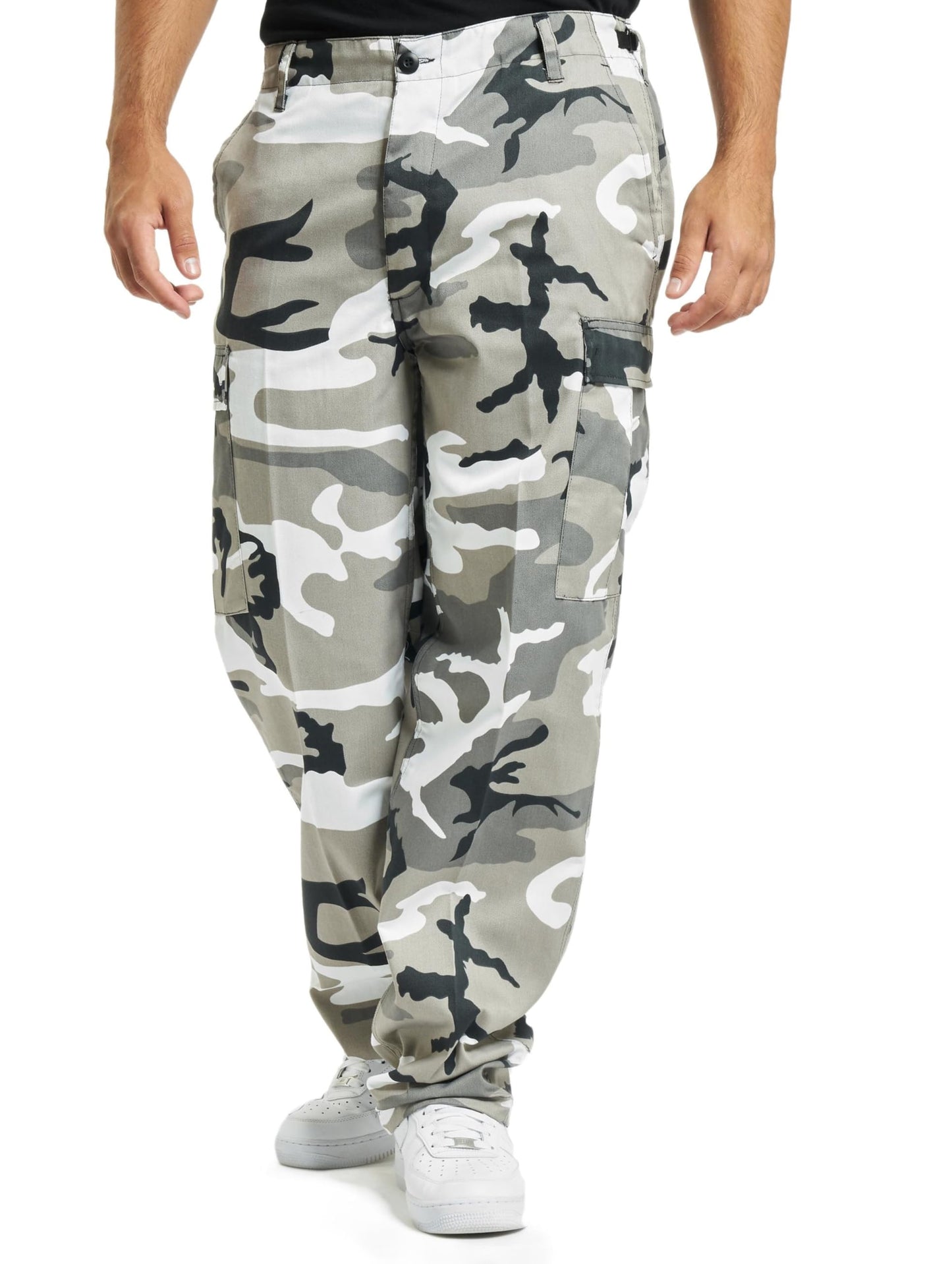 Brandit Men’s US Ranger Trousers Olive – Classic Military Cargo Pants