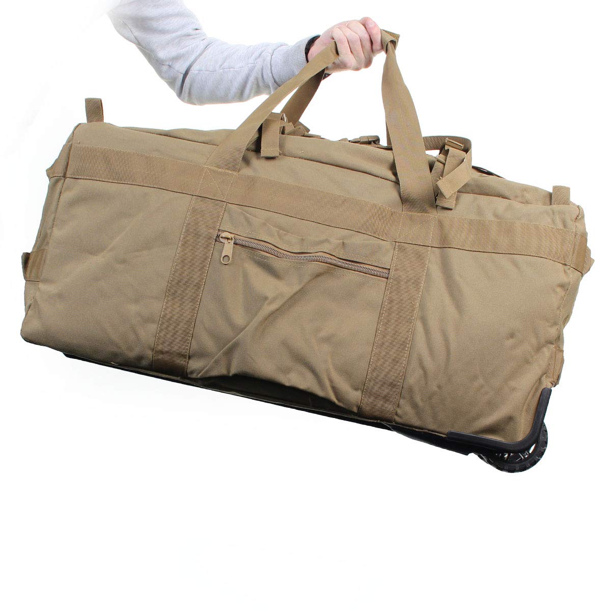 Mil-Tec Combat Duffle Bag with Wheel 118L Coyote