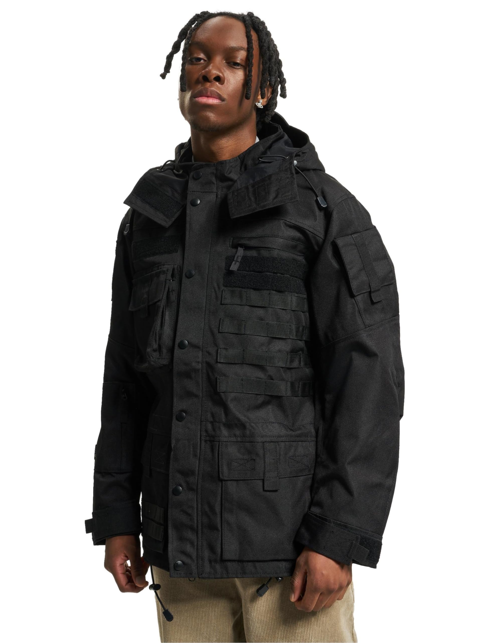 Brandit Men’s Commando TAC Jacket – Tactical Military Style Outdoor Jacket