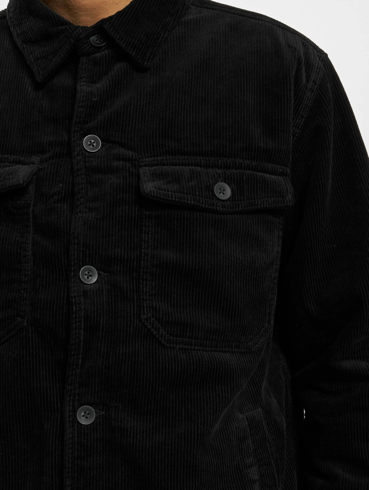 Brandit Corduroy Jacket Black