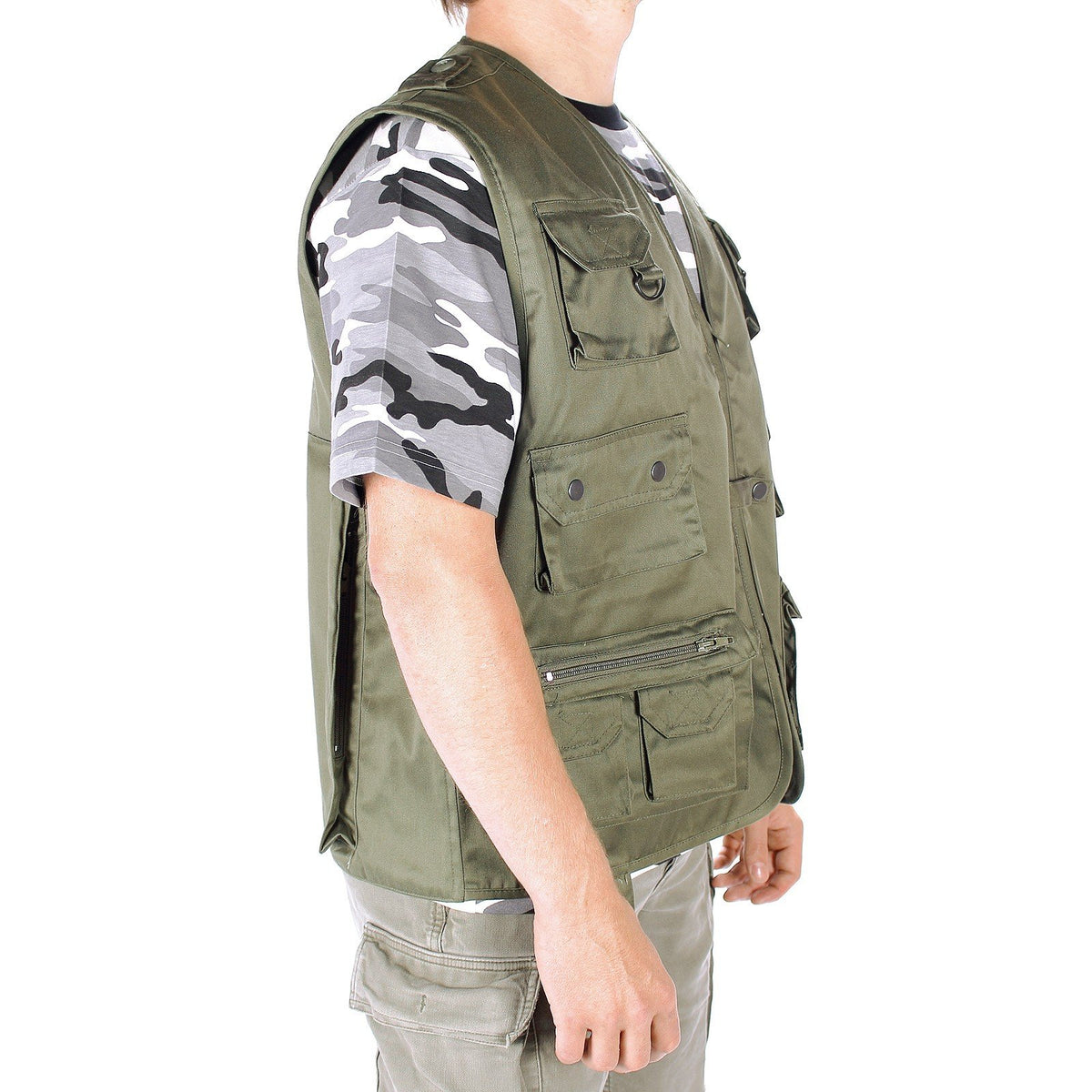 Mil-Tec Hunting and Fishing Vest Olive