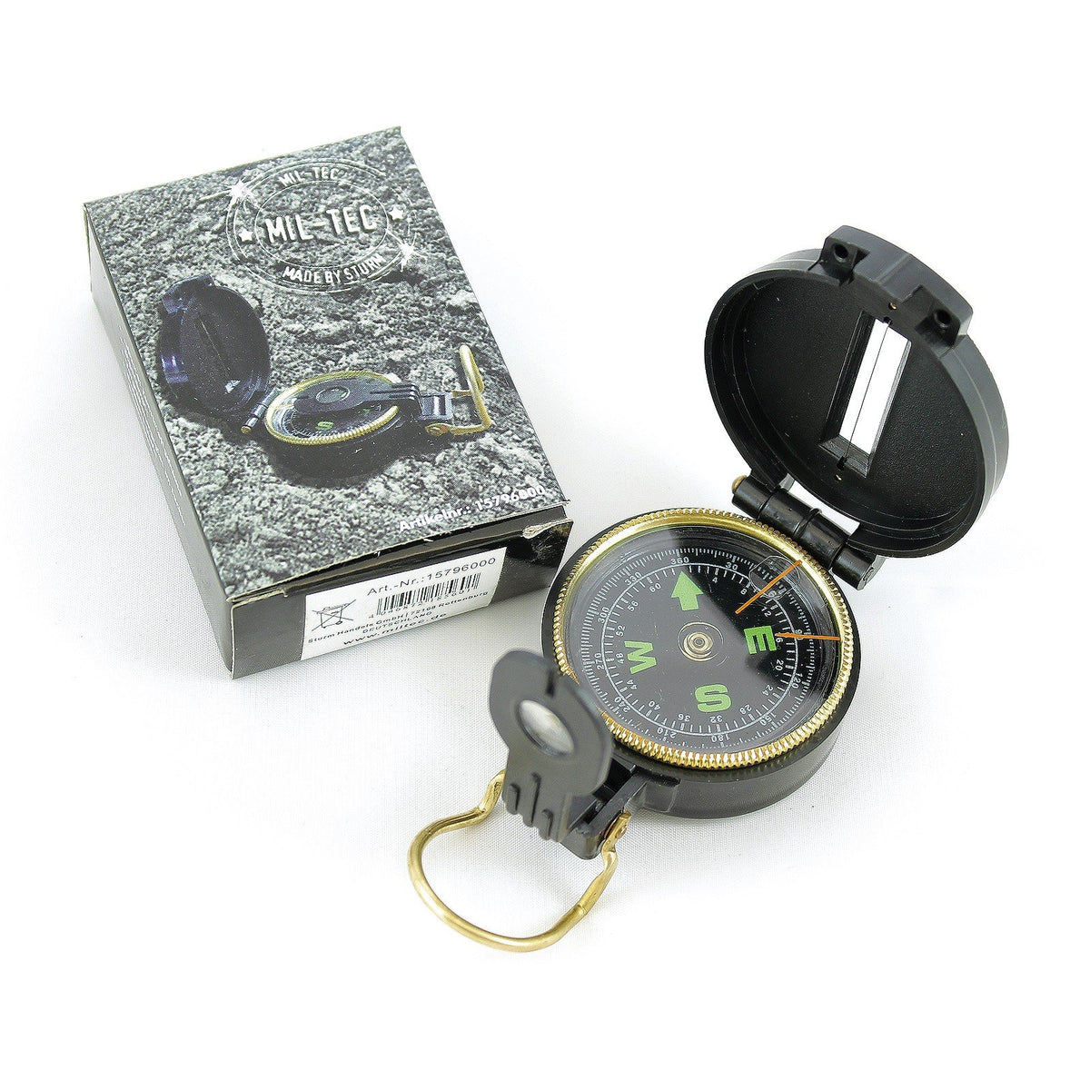 Mil-Tec US Compass Plastic Case Black