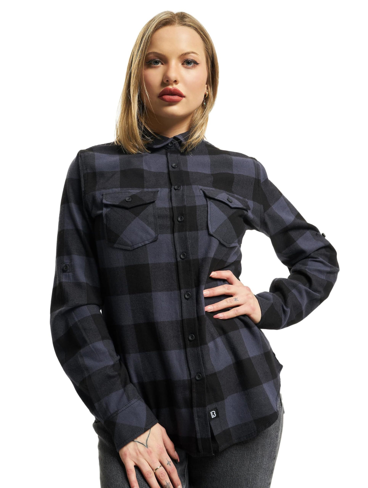 Brandit Women Amy Flannel Shirt Long Sleeve