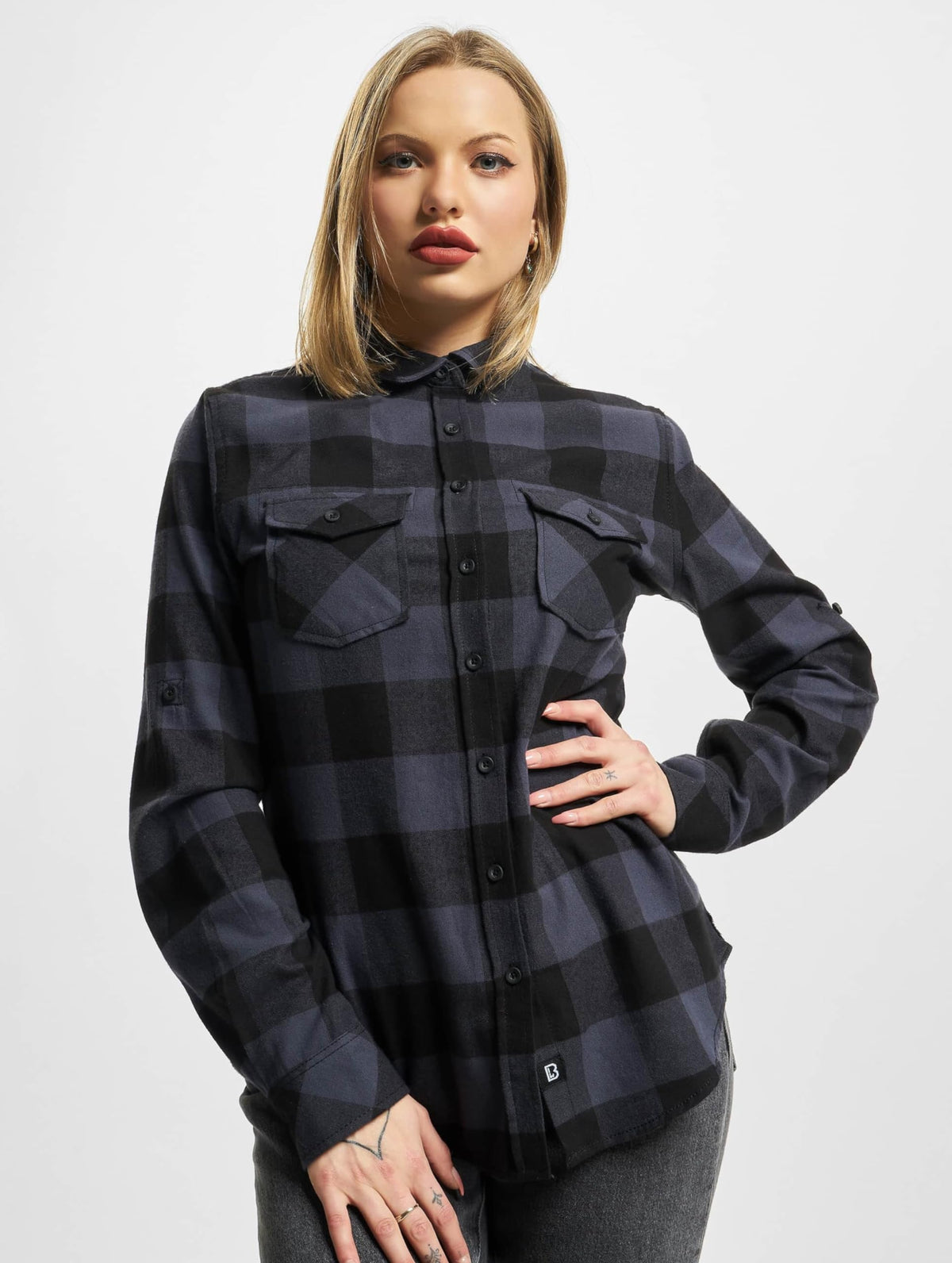 Brandit Women Amy Flannel Shirt Long Sleeve