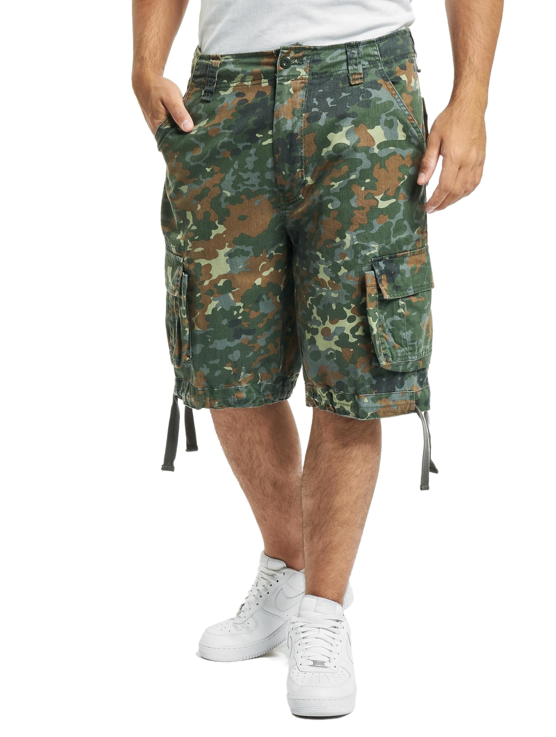 Brandit Men’s Urban Legend Shorts Olive – Vintage Military Cargo Shorts