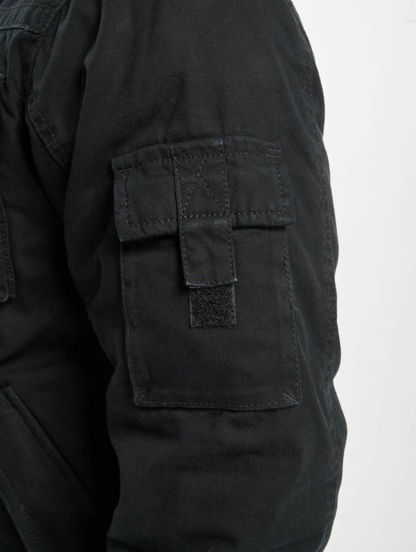 Brandit Men’s Bronx Jacket Olive – Casual Military Style Cotton Coat