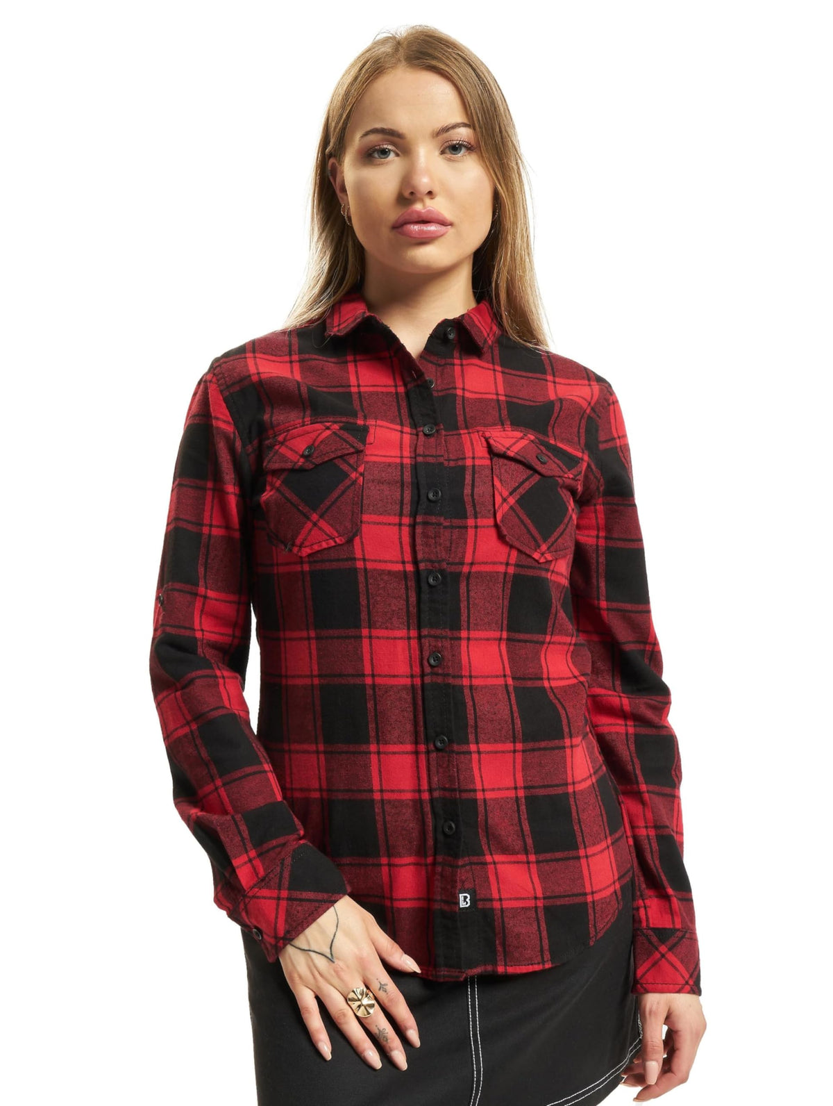 Brandit Women Amy Flannel Shirt Long Sleeve