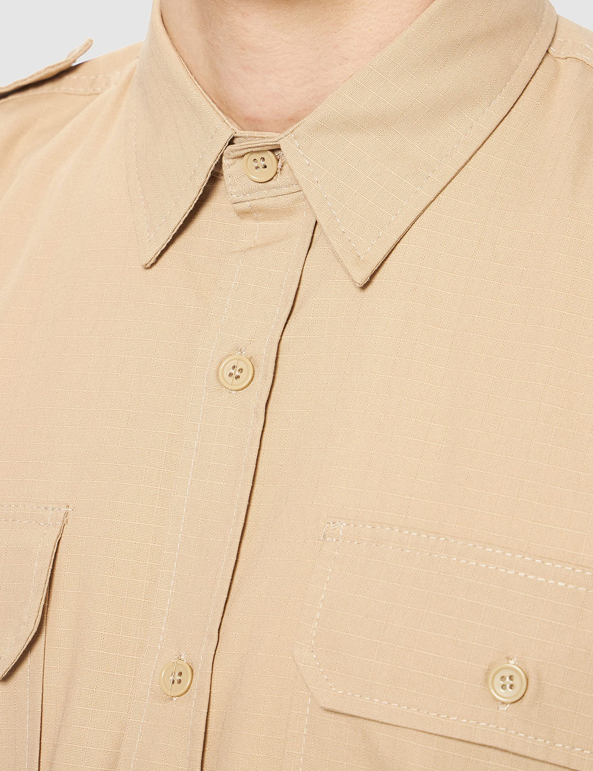 Mil-Tec Long Sleeve Tropical Shirt Khaki