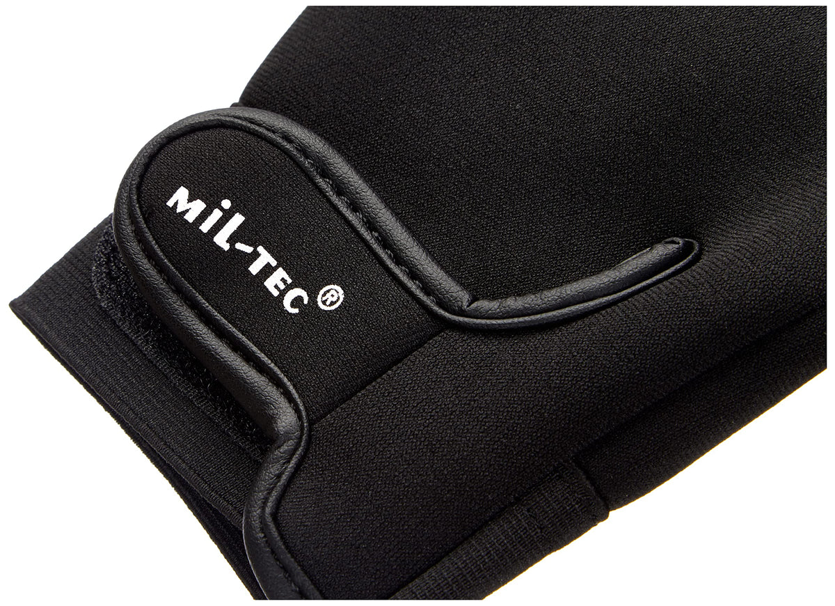 Mil-Tec Neoprene Short Gloves Black