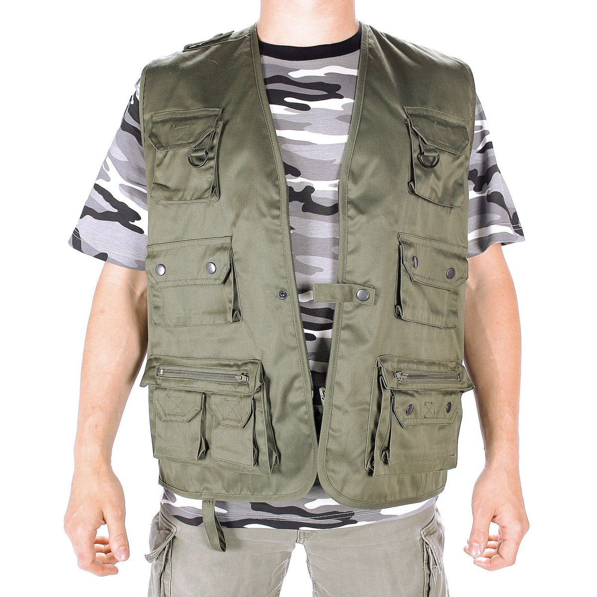 Mil-Tec Hunting and Fishing Vest Olive