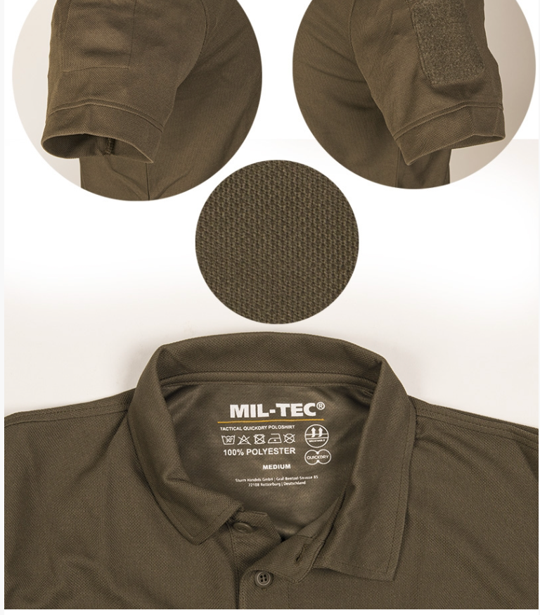 Urban Grey Tactical Polo Shirt β Quickdry Short Sleeve, Breathable Military Style